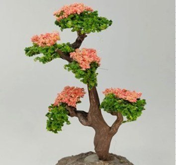Arbolito y vegetación en miniatura a escala hechos a mano por Nature Center