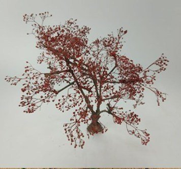 Arbolito y vegetación en miniatura a escala hechos a mano por Nature Center